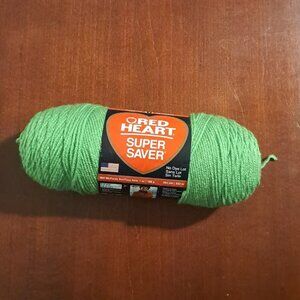 Red Heart Super Saver Yarn Medium 4 Ply Spring Green
